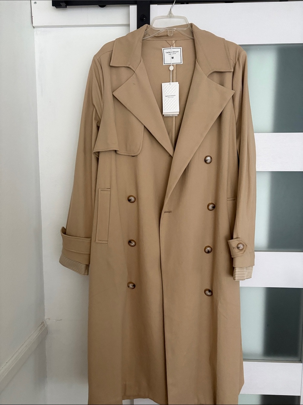 Belle & Bloom trench coat
